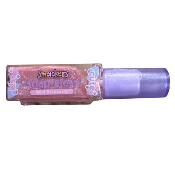 NEW Bubble Font Bonne Bell Lip Smacker WILD RASPBERRY Snap Lip Gloss Rare VHTF - Picture 1 of 3